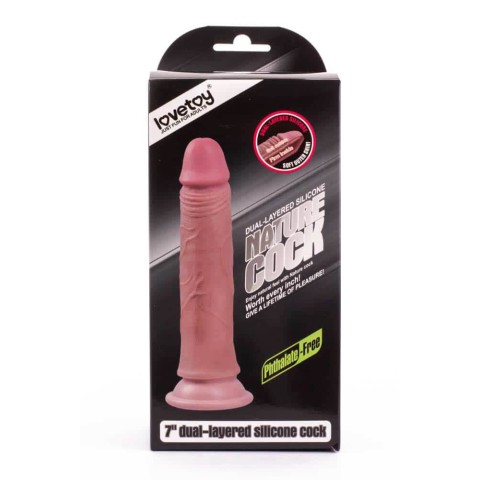 Pagina 4 - Dildouri Clasice, Dildo Realistic Din Silicon Dublu-stratificat, Natural, 17.7 Cm, pasiune.ro