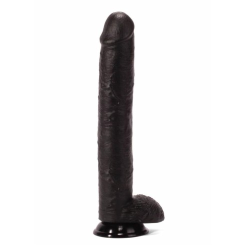 Dildo Realistic Xxl Super-sized, Negru, 38 Cm