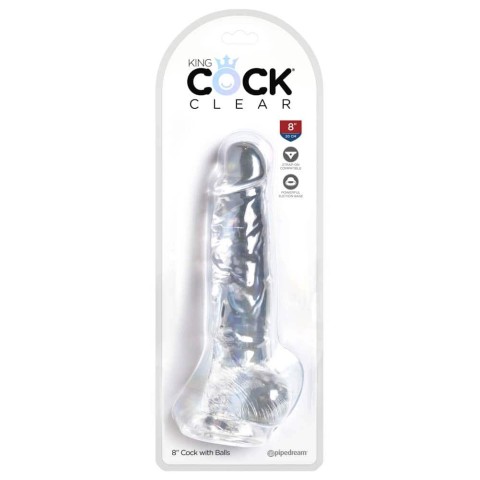Pagina 9 - Dildouri Clasice, Dildo Clasic Cu Ventuza King Cock, Transparent, 20 Cm, pasiune.ro