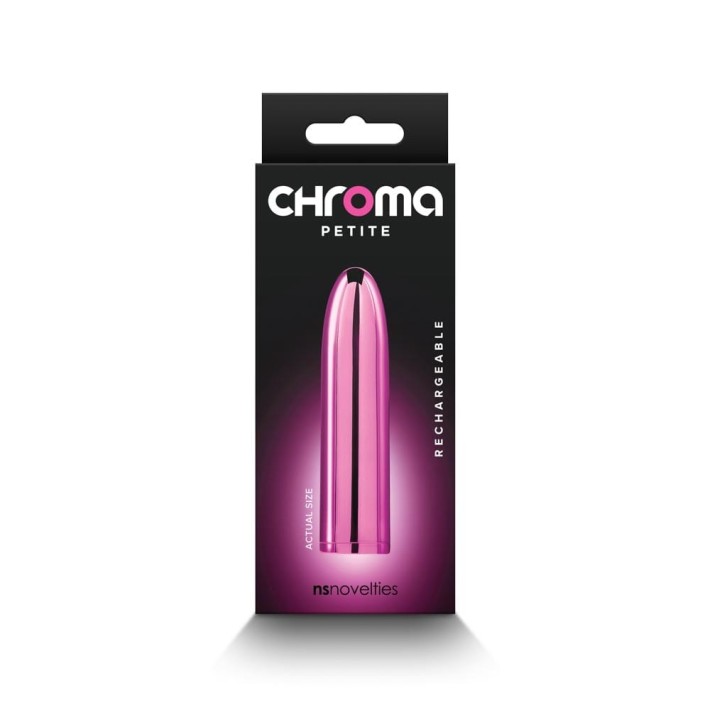 Glont Vibrator Chroma Petite Bullet, Roz, 8.5 Cm