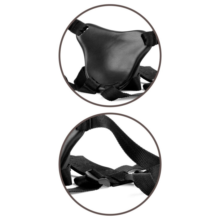 Beginner's Body Dock Strap-on Harness Black/ Black 14