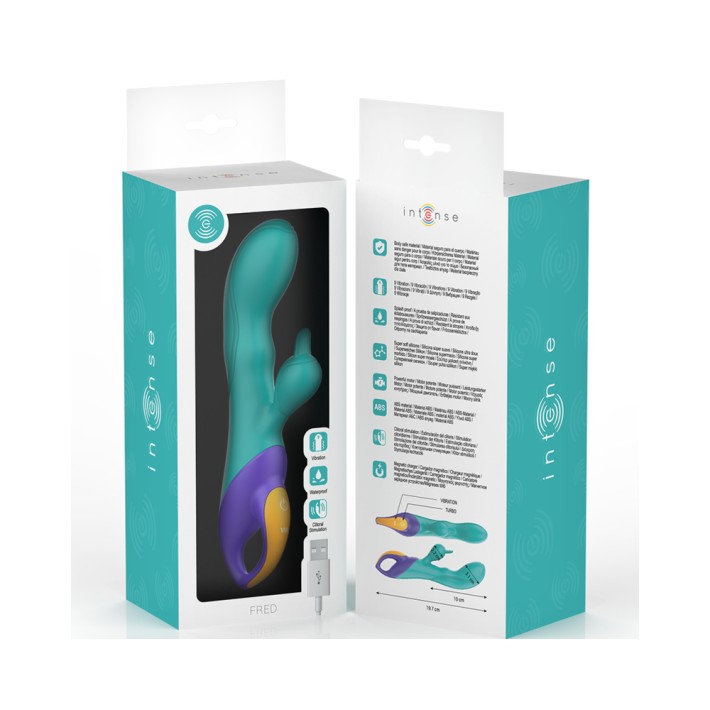 Vibrator Rabbit Fred Intense Turquaz 2