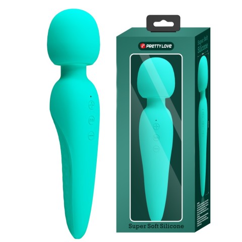 Magic Wand, Vibrator Bagheta Meredith, Verde, 21.5 Cm, pasiune.ro