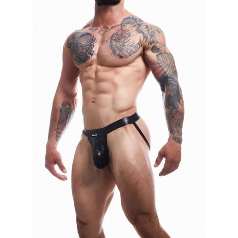 strap, Jockstrap Negru Cu Aspect Lucios Cut4man Negru, pasiune.ro
