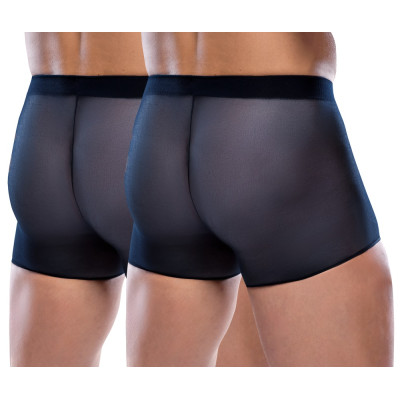 Set 2 Perechi Boxeri Transparenti Barbati