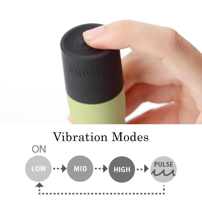 Vibrator Iroha Zen Matcha, Verde, 12.7 Cm