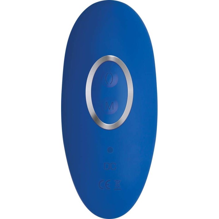 Vibrator Anal The Great Prostate, Albastru, 15 Cm