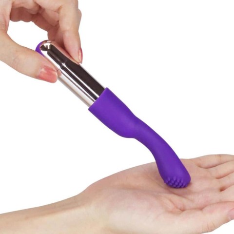 Vibratoare Oua Si Gloante, Glont Vibrator Ijoy Versatile Tickler, Mov, 14.5 Cm, pasiune.ro