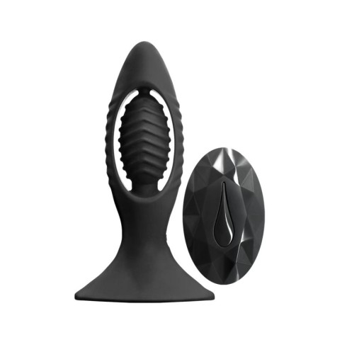 renegade, Vibrator Anal Renegade V2, Negru, 11 Cm, pasiune.ro
