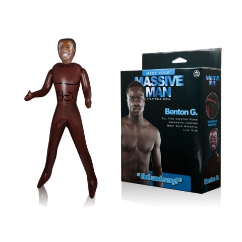 Papusi gonflabile, Papusa Gonflabila Massive Man - Benton G., pasiune.ro