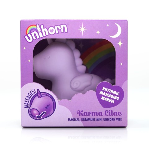 Unihorn, Vibrator Clitoridian Unihorn - Karma Lilac, pasiune.ro
