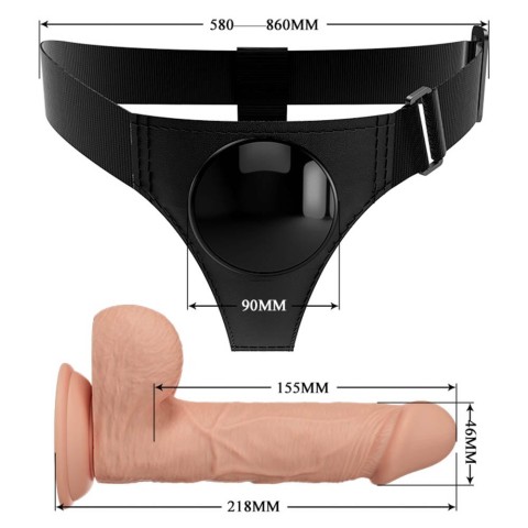 Pagina 2 - Strap On, Ham Strap-on Universal + Dildo Jerry Harness Briefs, Natural, 19 Cm, pasiune.ro