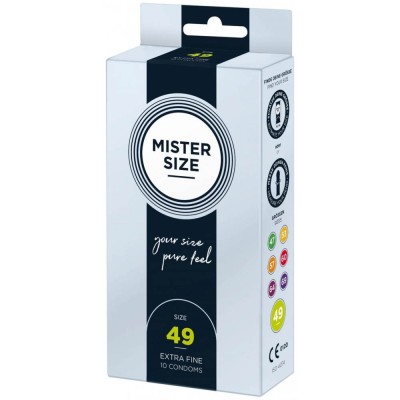 Pachet 10 Prezervative Mister Size (49 Mm)
