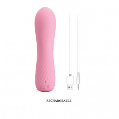 pretty, Vibrator Alice, Roz Deschis, 12 Cm, pasiune.ro