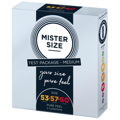 latex, Mister Size - 53-57-60 (3 Condoms), pasiune.ro
