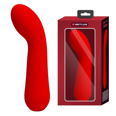 pretty, Vibrator Punctul G Faun, Rosu, 15 Cm, pasiune.ro