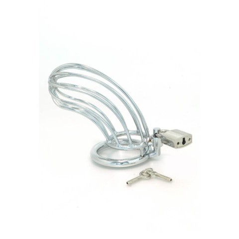 Rimba, Cusca Pentru Penis/ Dispozitiv De Castitate Penis Cage, Metalic, pasiune.ro