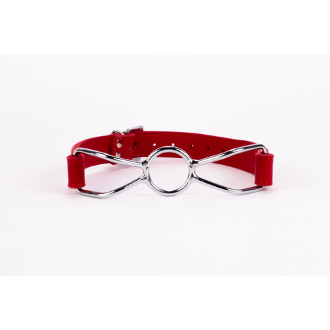 mouth, Calf Softy Leather Top And Lamb Leather Padding With Stainless Steel Mouth Piece Red, pasiune.ro