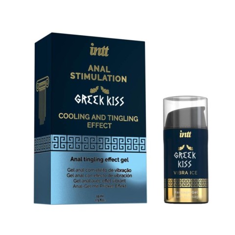 Lubrifiant Sex Anal, Gel Pentru Stimulare Anala Vibranta Si Racoritoare Greek Kiss, 15 Ml, pasiune.ro