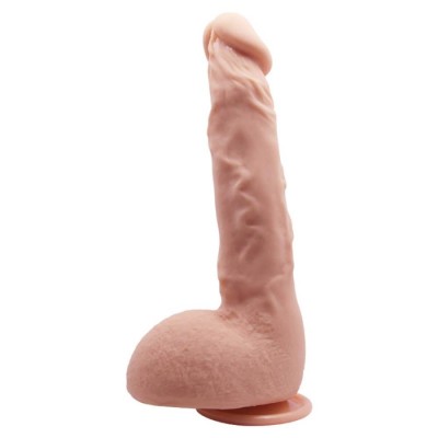Dildo Clasic Cu Ventuza Beautiful Jason, Natural, 24 Cm