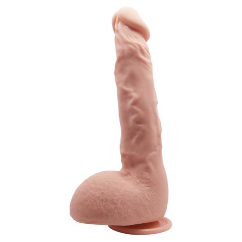 dildo, Dildo Clasic Cu Ventuza Beautiful Jason, Natural, 24 Cm, pasiune.ro