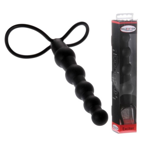 anal, Strap-on Malesation Exciter, Negru, 16 Cm, pasiune.ro