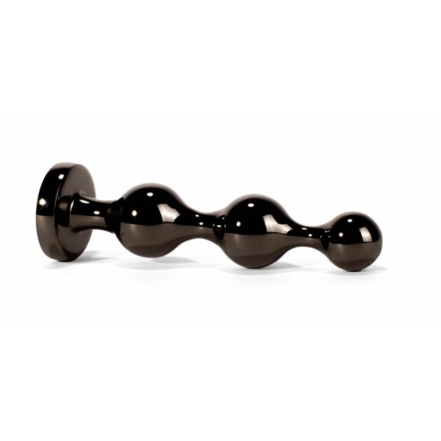 metal, Dop Anal Cu Bijuterie Secret Shine Booty Call L, Metalic + Negru, 13.5 Cm, pasiune.ro
