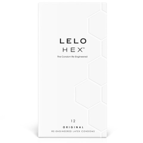 LELO, Prezervative Hex Original, 12 Buc., pasiune.ro