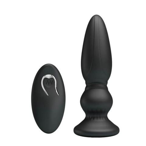 Vibratoare Anale, Dop Anal Cu Vibratii Mr. Play Super Power Ii, Negru, 12 Cm, pasiune.ro