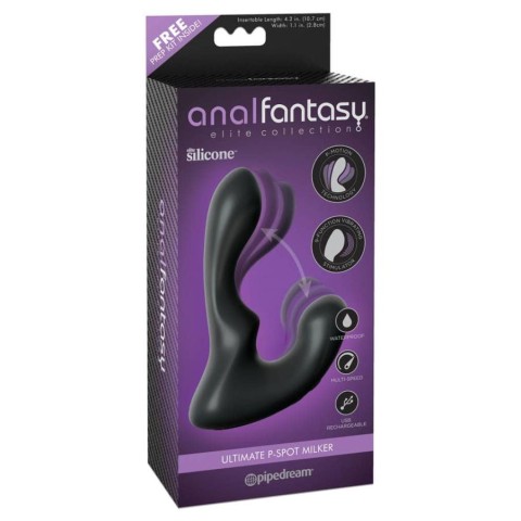 Vibratoare Anale, Vibrator Anal Ultimate P-spot Milker, Negru, 14 Cm, pasiune.ro