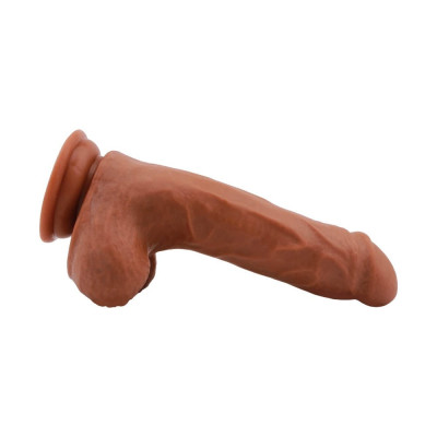 Dildo Realistic Cu Ventuza Bottomless Pleasure, Natural, 20 Cm