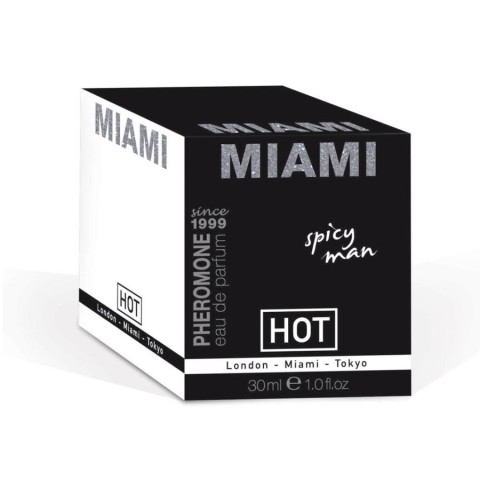 HOT, Parfum Cu Feromoni Masculini Miami Spicy Man, 30 Ml, pasiune.ro