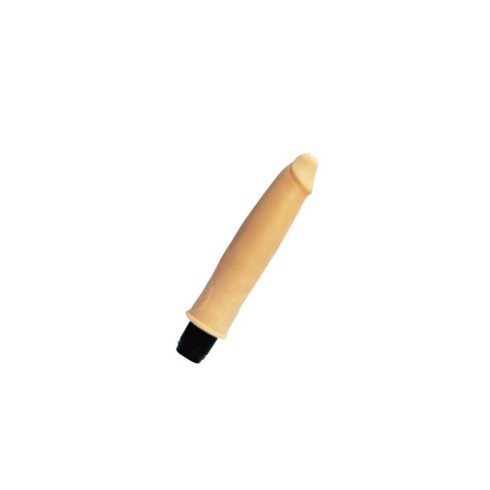 vibrator, Vibrator Clasic Super Vibe Real Cyber Skin No. 3, Natural, 26 Cm, pasiune.ro