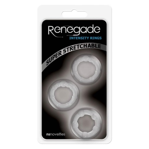 NS Toys, Set 3 Inele Penis Renegade Intensity Rings, pasiune.ro
