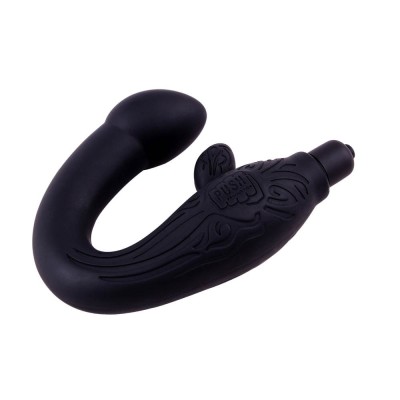 Vibrator Anal Black Mont P-spot Perineum Massager, Negru, 25 Cm