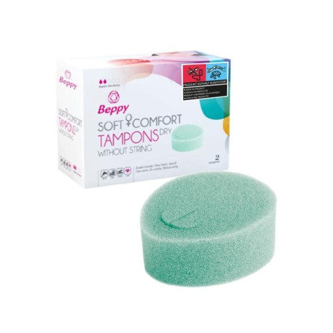 beppy, Tampoane Soft Comfort Umede Beppy, 2 Bucati Turcoaz, pasiune.ro