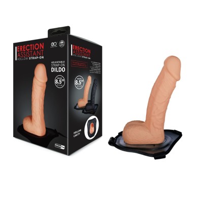 Manson Pentru Penis Cu Strap-on, Natural, 21.5 Cm