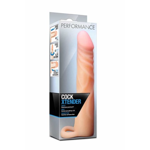 Prelungitor penis, Extensie/manson Penis Performance Cock Xtender, Bej, +6 Cm, pasiune.ro