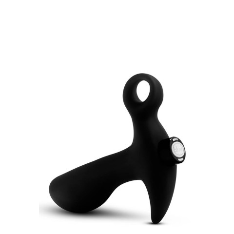 Jucarii Barbati, Vibrator Anal Adventures Prostate Massager 01, Negru, 10.5 Cm, pasiune.ro