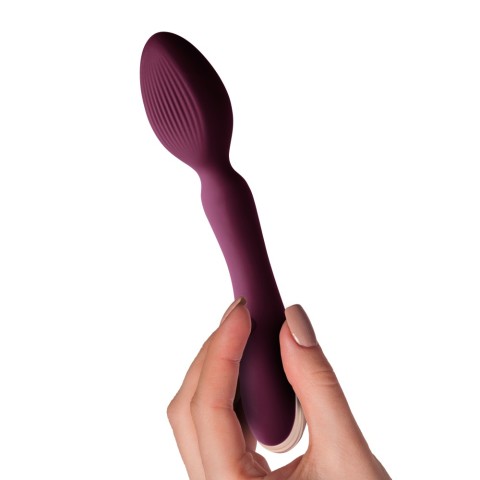 Magic Wand, Vibrator Bagheta Climaximum Aurora, Bordo, 23 Cm, pasiune.ro