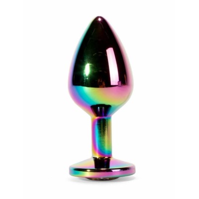 Dop Anal Cu Bijuterie Secret Shine Metal M, Multicolor, 8 Cm
