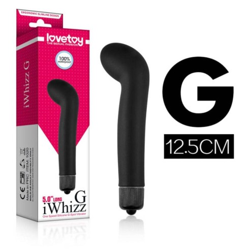 vibrator, Vibrator Iwhizz G, Negru, 12.5 Cm, pasiune.ro