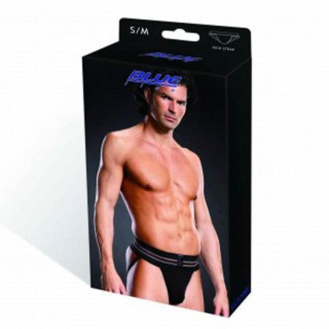 Blue Line, Chiloti Performance Microfiber Jock Strap, Negru, S/m, pasiune.ro