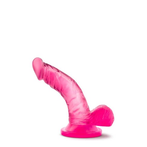 mini, Dildo Clasic Mini Naturally Yours, Roz, 12 Cm, pasiune.ro