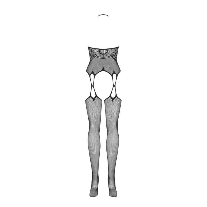 Catsuit / Body Stockings G316 - Negru, S/l