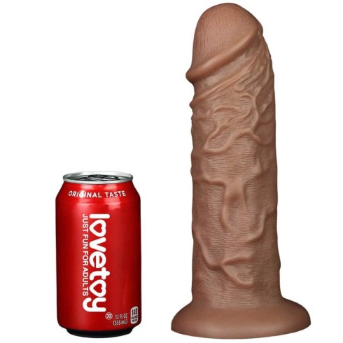 dildo, Vibrator Realistic Chubby, Brun, 26.5 Cm, pasiune.ro