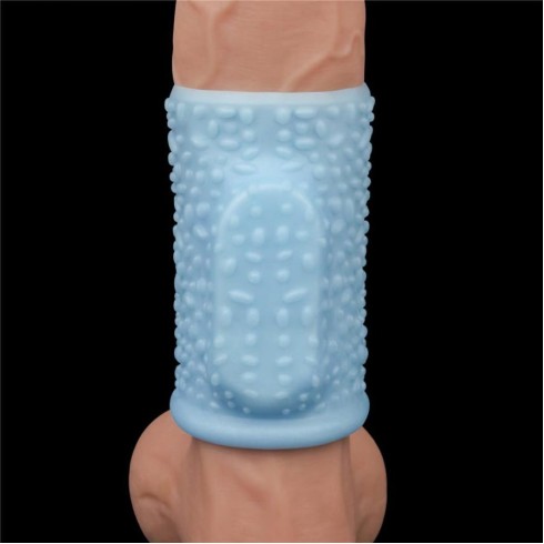 manson, Inel / Manson Penis Cu Vibratii Drip Knights, Albastru, pasiune.ro