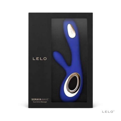 LELO, Vibrator Rabbit Soraya Wave, Albastru Royal, 21.5 Cm, pasiune.ro