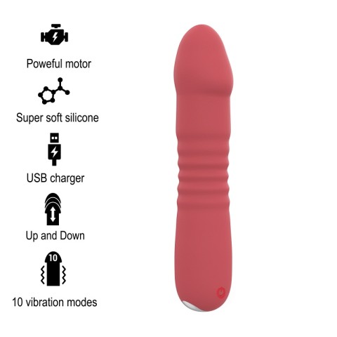 Intense, Vibrator Extensibil Intense June Rosu, pasiune.ro