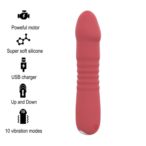 perfect, Vibrator Extensibil Intense June Rosu, pasiune.ro